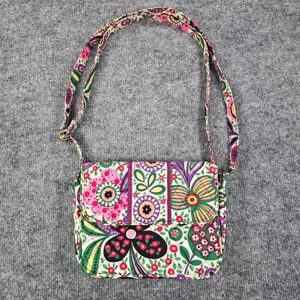 Vera Bradley Mini Flap Hipster Crossbody Quilted Bag | Viva la Vera 2011 Retired